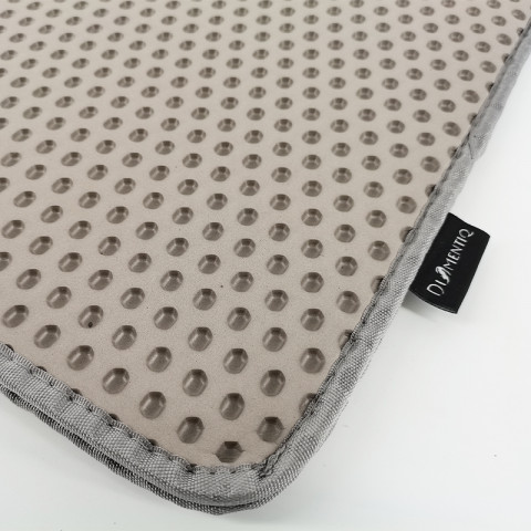 DIAMENTIQ Šedá obdélníková podložka pod box - podložka pod kočičí záchůdek - 45 x 60 cm - Fotogalerie 2