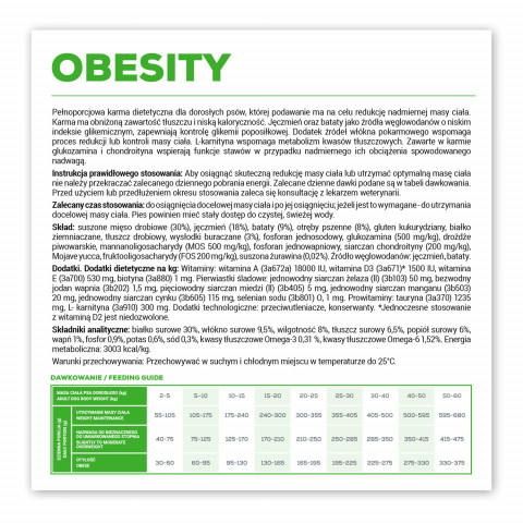 VET EXPERT Veterinary Diet Obesity Dog - suché krmivo pro psy - 2 kg - Fotogalerie 2