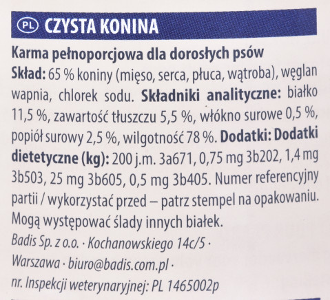 ANIMONDA GranCarno Single Protein příchuť: koňské maso - plechovka 800 g - Fotogalerie 2