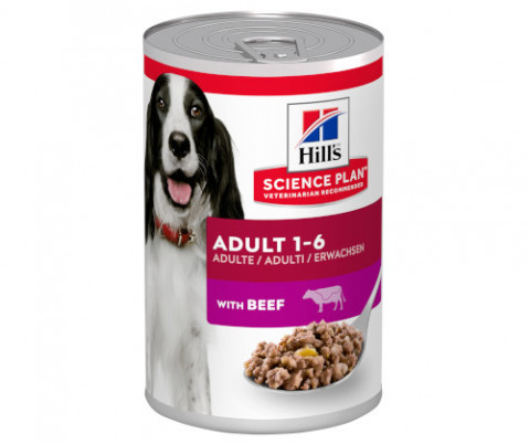 HILL'S Science Plan Canine Adult Beef - Mokré krmivo pro psy - 370 g - Fotogalerie 1