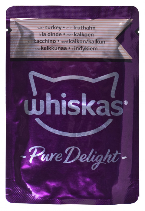 WHISKAS Pure Delight Poultry in jelly - mokré krmivo pro kočky - 40 x 85g - Fotogalerie 9