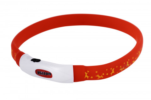 HILTON LED silikonový 1,4x0,8x40 cm s USB - obojek pro psy - Fotogalerie 7