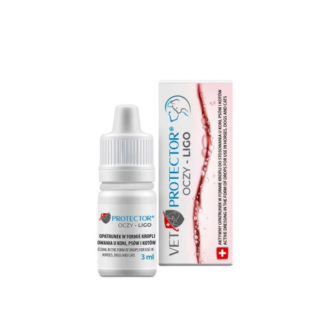JM SANTE Vet Protector Ligo - oční kapky pro psy a kočky – 3 ml - Fotogalerie 1