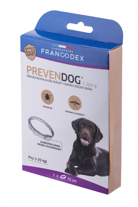 FRANCODEX PrevenDog - obojek proti klíšťatům - 75 cm - Fotogalerie 3