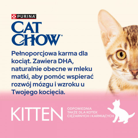 Purina Cat Chow Kitten suché krmivo pro kočky Kotě Kuřecí maso 1,5 kg - Fotogalerie 5