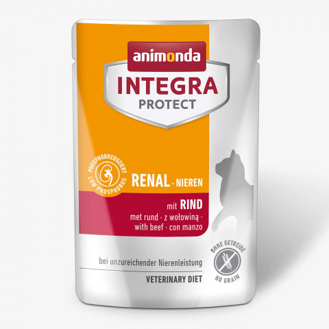 ANIMONDA Integra Protect Renal Nieren s hovězím - mokré krmivo pro kočky - 85g - Fotogalerie 1
