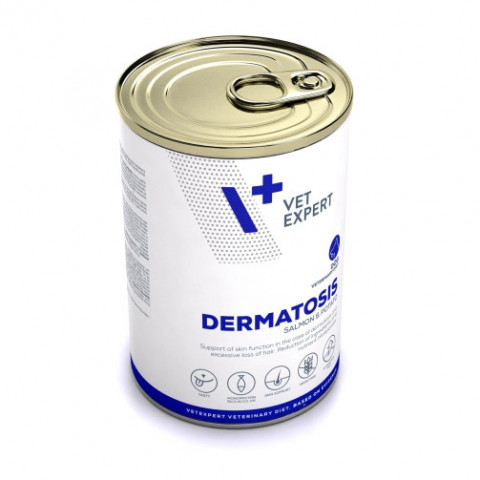 VET EXPERT Veterinary Diet Dermatosis Dog Losos & Brambory - mokré krmivo pro psy - 400g - Fotogalerie 3
