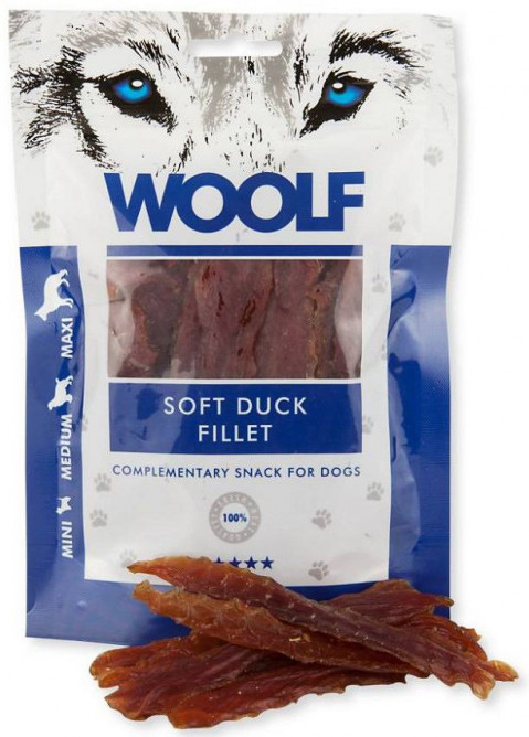 WOOLF Soft Duck Fillet - pamlsek pro psy - 100 g - Fotogalerie 1