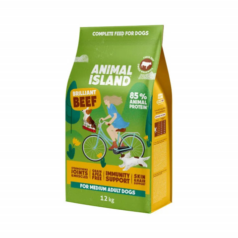 ANIMAL ISLAND Brilliant beef - suché krmivo pro psy - 12kg - Fotogalerie 1