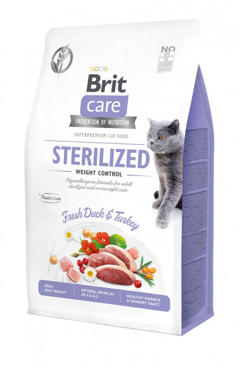 BRIT Care Grain-Free Sterilized Weight Control - suché krmivo pro kočky - 2 kg - Fotogalerie 1