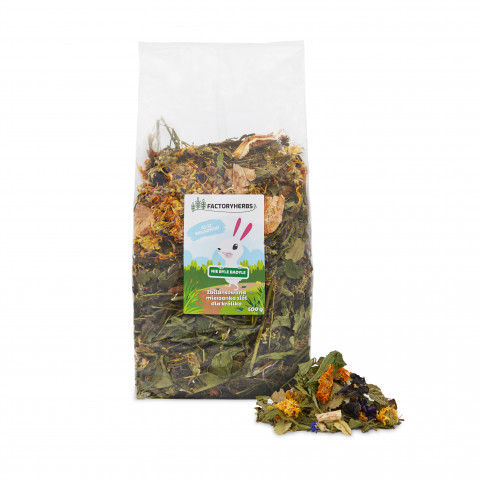 FACTORYHERBS Nie byle badyle - krmivo pro králíka - 500g - Fotogalerie 1