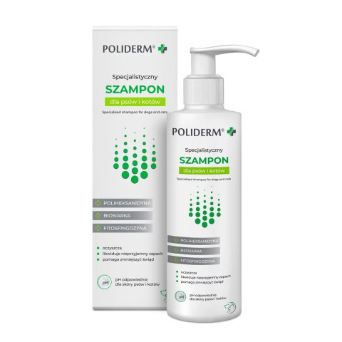 JM SANTE Poliderm - šampon proti lupům pro psy a kočky – 250 ml - Fotogalerie 1