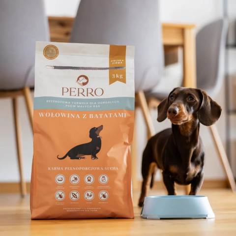PERRO Beef with sweet potatoes Small breeds - suché krmivo pro psy - 1kg - Fotogalerie 3