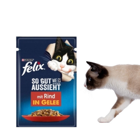 PURINA Felix MIX Chutí – mokré krmivo pro kočky – 120×85 g - Fotogalerie 2
