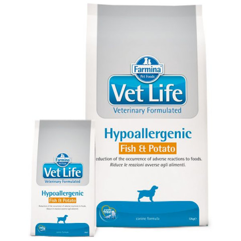 FARMINA Vet Life Hypoallergenic Fish & Potato suché krmivo pro psy - 12 kg. - Fotogalerie 1