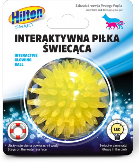 HILTON Smart Interaktivní svítící míč 5 cm pro kočku/psa - Fotogalerie 4