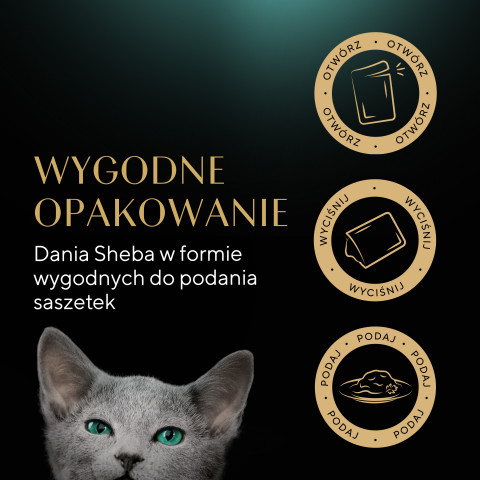 SHEBA Kitten Selection of Flavors in omáčka - mokré krmivo pro kočky - 40x85 g - Fotogalerie 3