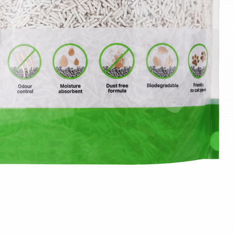 DIAMENTIQ Tofu Neutral Ultra clumping - rostlinné stelivo - 4kg - Fotogalerie 6