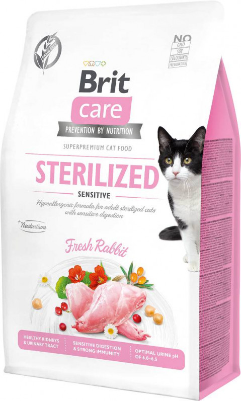 BRIT Care Grain-Free Sterilized Sensitive - suché krmivo pro kočky - 2 kg - Fotogalerie 1