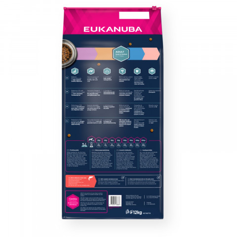 EUKANUBA Adult Small&Medium Salmon - suché krmivo pro psy - 12kg - Fotogalerie 3