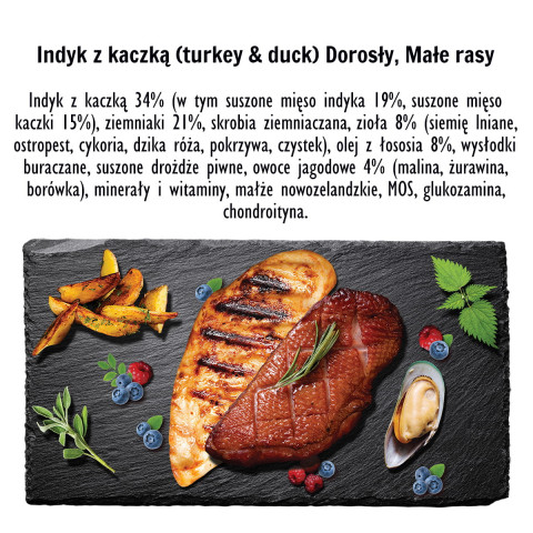 PAKA ZWIERZAKA Turkey with duck S - suché krmivo pro psy - 1,5kg - Fotogalerie 3