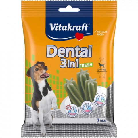 VITAKRAFT Dental Fresh 3in1 S - pamlsek pro psa - 120 g - Fotogalerie 1