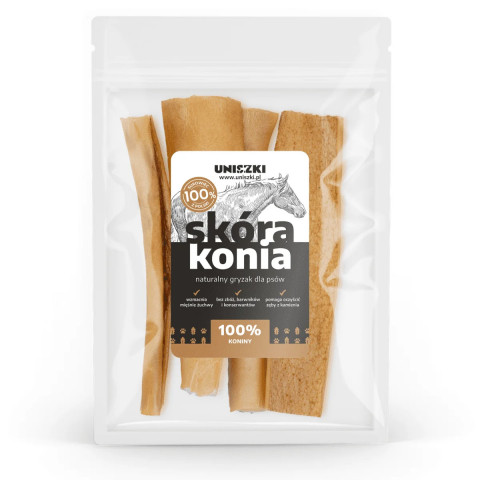 UNISZKI Koňská kůže - pochoutka pro psy - 100g - Fotogalerie 1