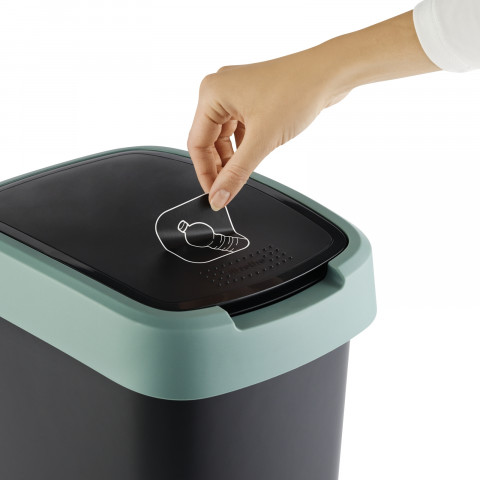 ROTHO Twist Green - odpadkový koš – 50l - Fotogalerie 3