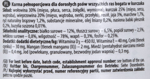 DOLINA NOTECI Premium Rich in chicken - Mokré krmivo pro psy - 400 g - Fotogalerie 2