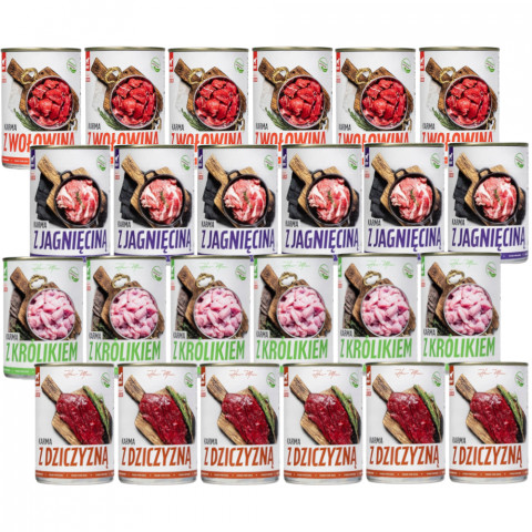 TUF TUF Flavour Mix mokré krmivo pro psy - 24x400g - Fotogalerie 1