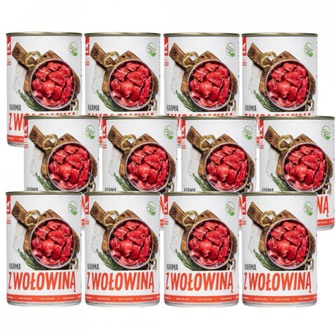 TUF TUF Hovězí mokré krmivo pro psy - 12x400g - Fotogalerie 1