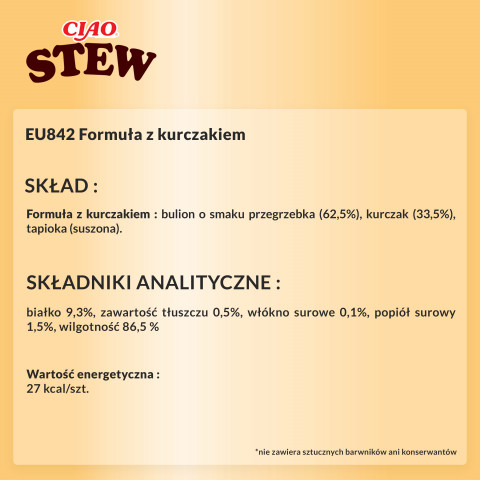 INABA Ciao Stew Chicken - pamlsek pro kočky - 40g - Fotogalerie 2