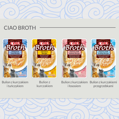 INABA Ciao Broth Chicken - pamlsek pro kočky - 40g - Fotogalerie 5