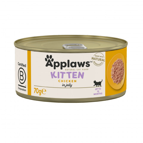 APPLAWS Kitten Mix příchutě v želé - vlhké krmivo pro kočky - 12x70g - Fotogalerie 3