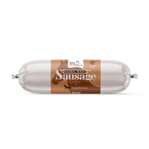 SYTA MICHA Prime Meat Sausage Horse Dog Treat - 80g - Fotogalerie 1