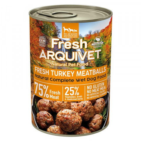 ARQUIVET Fresh Meatballs mix příchutí - vlhké krmivo pro psy - 6x400g - Fotogalerie 2
