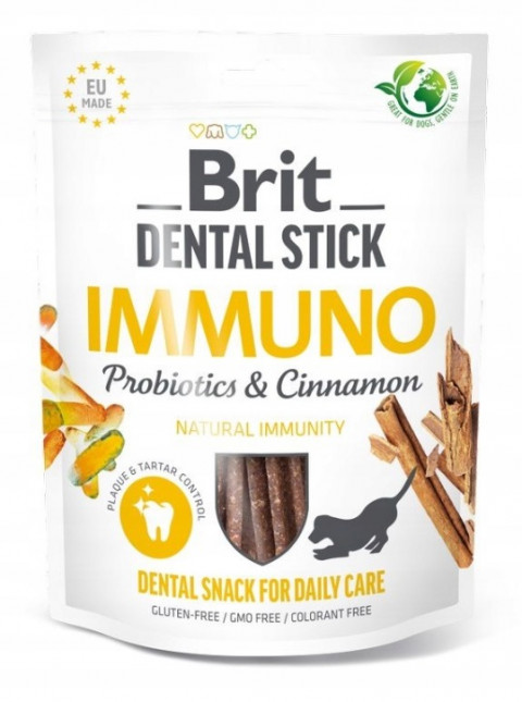 BRIT Dental Stick Immuno Probiotics & Cinnamon - pamlsek pro psy - 251 g - Fotogalerie 1
