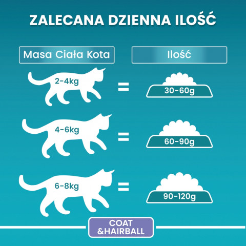PURINA One Bifensis Coat & Hairball Chicken - suché krmivo pro kočky - 800 g - Fotogalerie 4