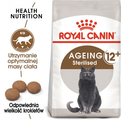 Royal Canin Senior Ageing Sterilised 12+ suché krmivo pro kočky Kukuřice, drůbež, zelenina 2 kg - Fotogalerie 6