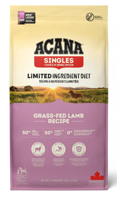 ACANA Singles Grass-Fed Lamb - suché krmivo pro psy - 17kg - Fotogalerie 1
