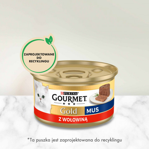GOURMET Gold Beef - vlhké krmivo pro kočky - 85g - Fotogalerie 11