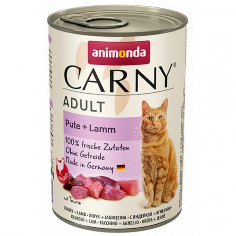 ANIMONDA Carny Adult Turkey with lamb - mokré krmivo pro kočky - 400g - Fotogalerie 1