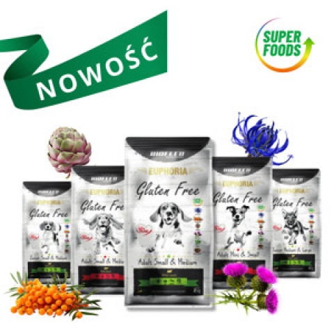 BIOFEED Euphoria Gluten Free Junior medium & large Lamb - suché krmivo pro psy - 2kg - Fotogalerie 3