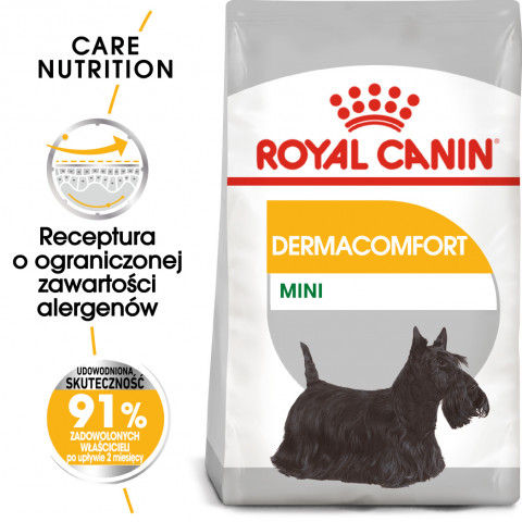 ROYAL CANIN Mini Dermacomfort - suché krmivo pro dospělé psy malých plemen s citlivou kůží náchylnou k podráždění - 3kg - Fotogalerie 9