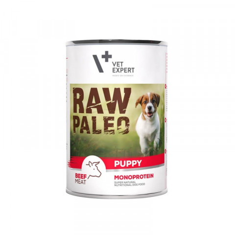RAW PALEO Puppy Monoprotein Beef - mokré krmivo pro štěňata - 400 g - Fotogalerie 1