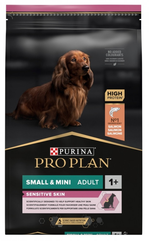 Purina PRO PLAN Small & Mini Adult Sensitive skin 7 kg Dospělý jedinec Losos - Fotogalerie 1