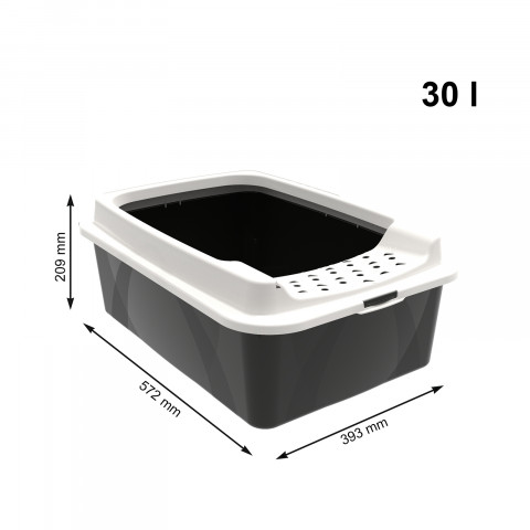 ROTHO Bonnie Eco Black - podestýlka pro kočky - Fotogalerie 2