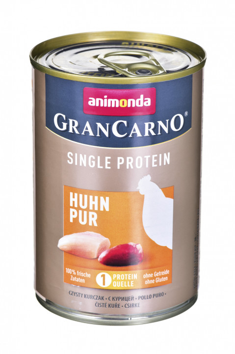 animonda GranCarno Single Protein příchuť: kuřecí - plechovka 400 g - Fotogalerie 1