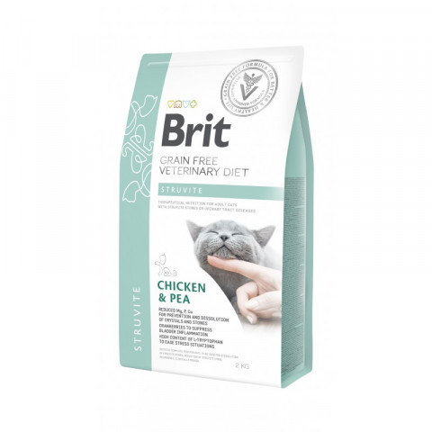BRIT Grain Free Vet Diets Cat Struvite - Suché krmivo pro kočky - 2 kg - Fotogalerie 1