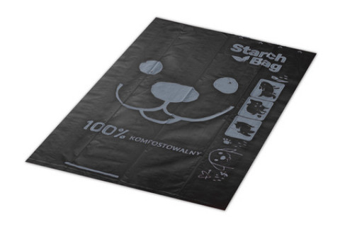 STARCHBAG BIO sáčky na exkrementy kompostovatelné černé – 8x15 ks - Fotogalerie 6